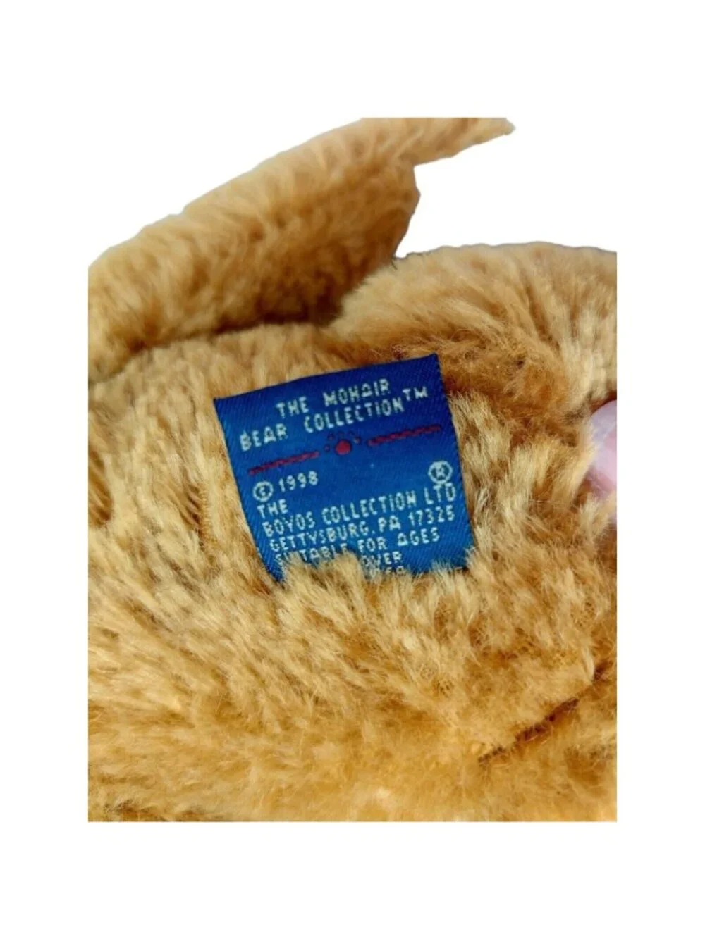 Boyds bear brown Mohair bear 10